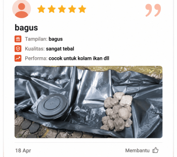 Geomembrane Terpal Kolam HDPE