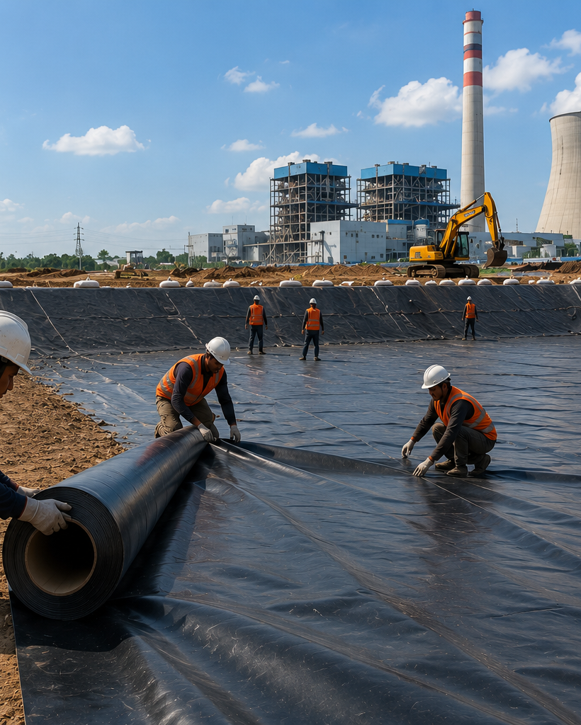 Jasa Pembuatan Kolam - Jasa Penyambungan Geomembrane