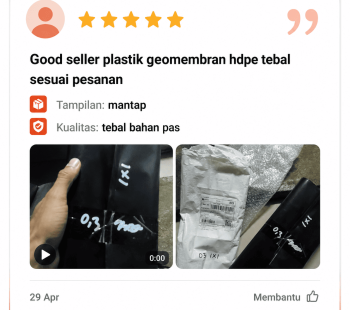 Plastik Geomembrane